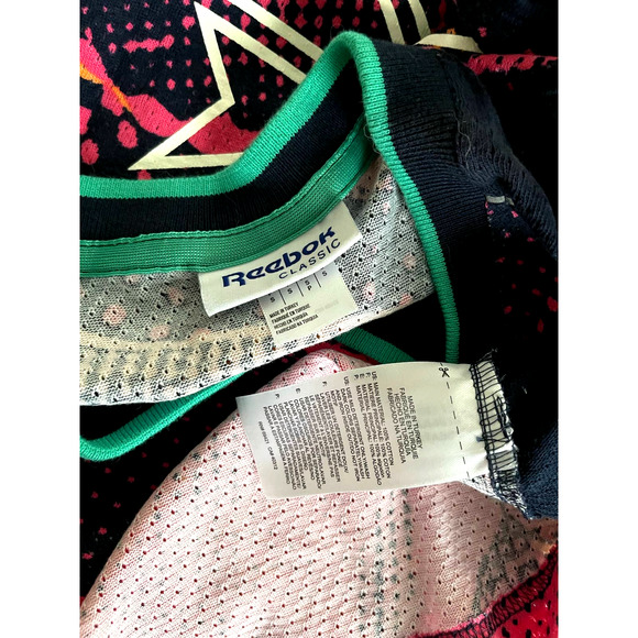 Reebok Classic Lemar & Dauley Mesh Jersey Womens Size Small Pink Athletic Shirt - Picture 9 of 9